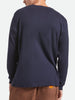 Brixton Vintage Ribbed Henley Long Sleeve T-Shirt Holiday 2025