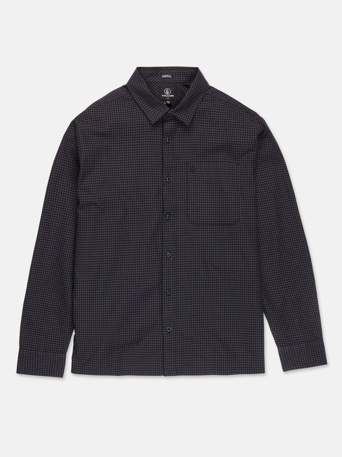 Volcom Glasnow Long Sleeve Buttondown Shirt Fall 2026 | BLACK (BLK)