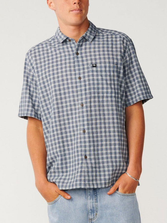 Rip Curl Classic Surf Check Short Sleeve Shirt Fall 2026 | BLACK (0090)