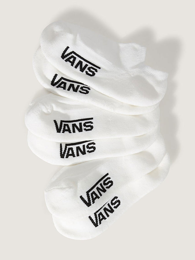Vans Classic Kick 3 Pack Socks | WHITE (WHT)
