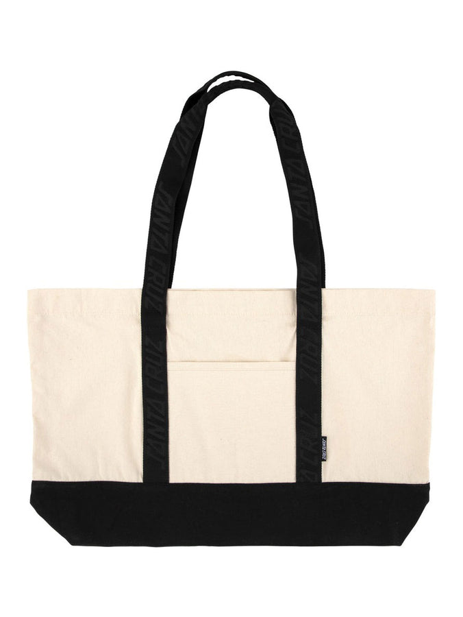 Santa Cruz Classic Dot Tote Bag | NATURAL/BLACK
