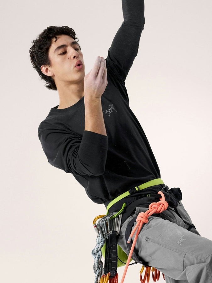 Arcteryx Kragg Sl Cotton Long Sleeve T-Shirt Fall 2026 | BLACK