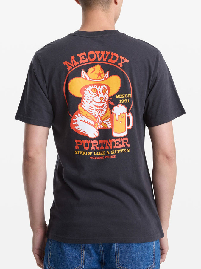Volcom Catastrophy T-Shirt Spring 2026 | WASHED BLACK HEATHER (WBH)