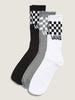 Vans Classic Check 3 Pack Socks