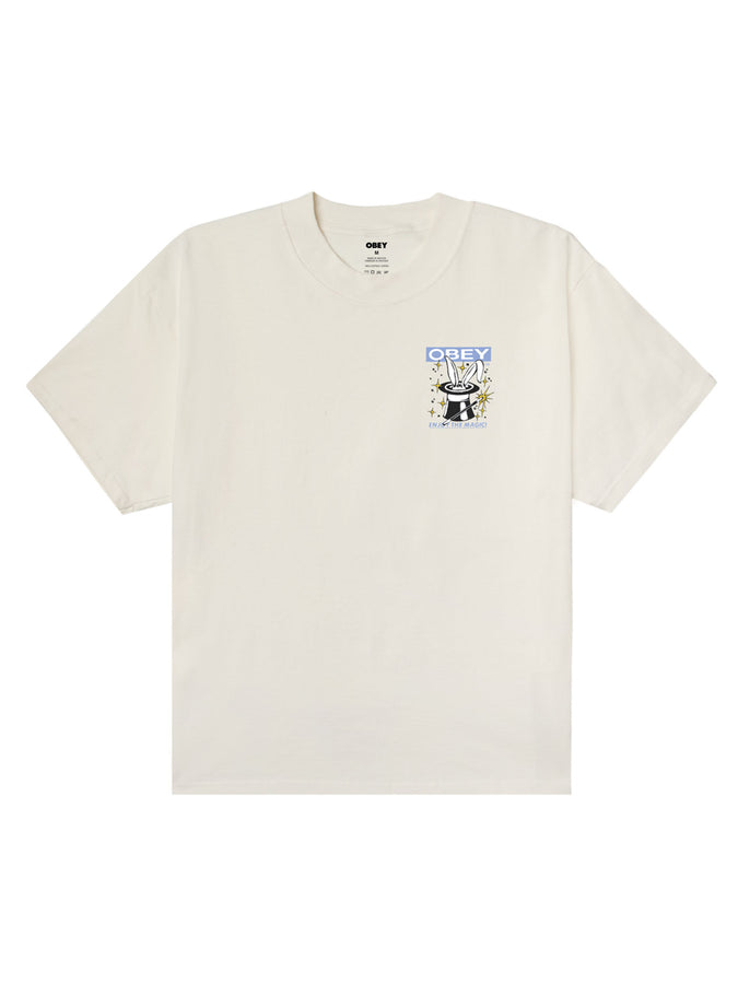 Obey Enjoy The Magic Heavyweight T-Shirt Summer 2026 | VINTAGE WHITE (VWH)