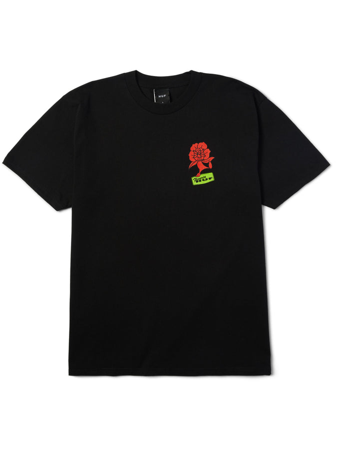 Huf Flower District Short Sleeve T-Shirt Fall 2026 | BLACK
