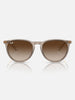 Ray-Ban Erika Transparent Light Brown/Brown Sunglasses
