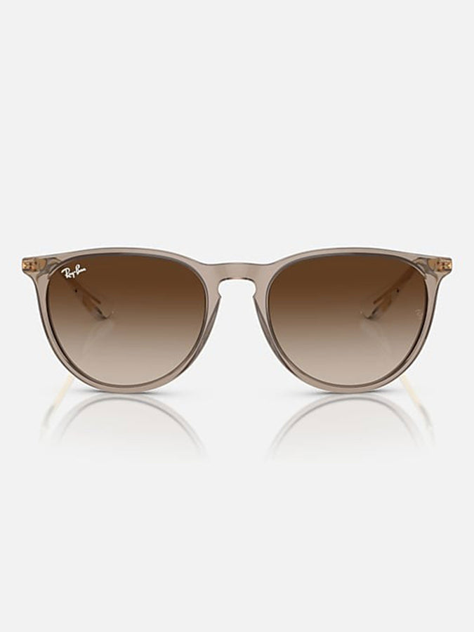 Ray-Ban Erika Transparent Light Brown/Brown Sunglasses | TRANSPARENT LIGHT BROWN/BROWN