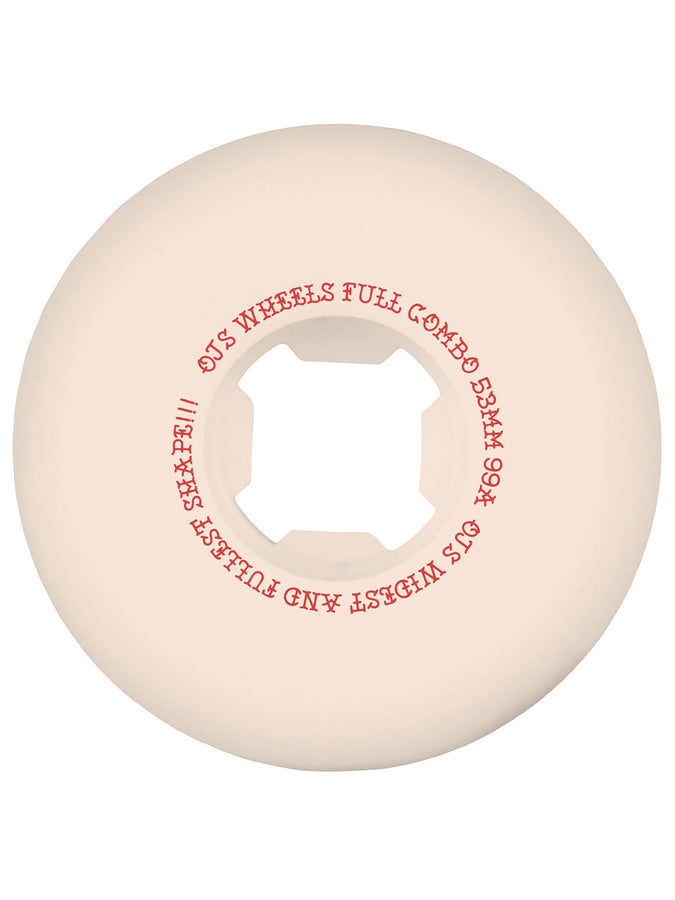 OJ's Team Elite Full Combos Skateboard Wheels | WHITE