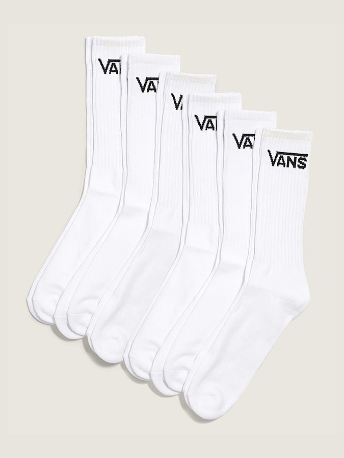 Vans Classic 6 Pack Socks | WHITE (WHT)