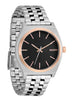 Nixon Time Teller Silver/Pink Gold/Black Watches