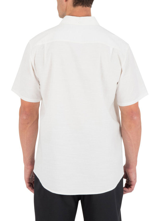 Hurley Icon Stretch Short Sleeve Buttondown Shirt Spring 2026 | WHITE (100)
