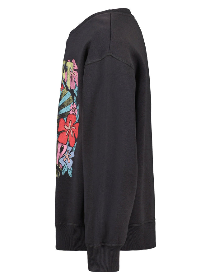 Roxy Sunny Crewneck Sweatshirt Fall 2026 | PHANTOM (020)