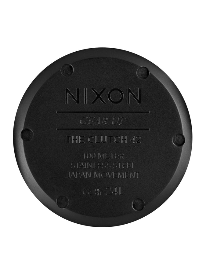 Nixon Clutch 42 All Matte Black/Black Watch | ALL MATTE BLACK/BLACK (3086)