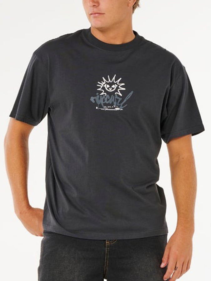 Rip Curl Inner Visions Rotten Up Sun T-Shirt Spring 2026 | WASHED BLACK (8264)