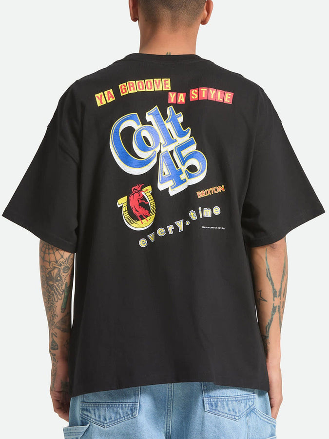 Brixton x Colt 45 Everytime Oversized T-Shirt Summer 2026 | BLACK