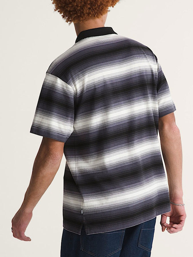 Vans Molino Shadow Stripe Short Sleeve Polo Summer 2026 | STEEL SHADOW (FSM)