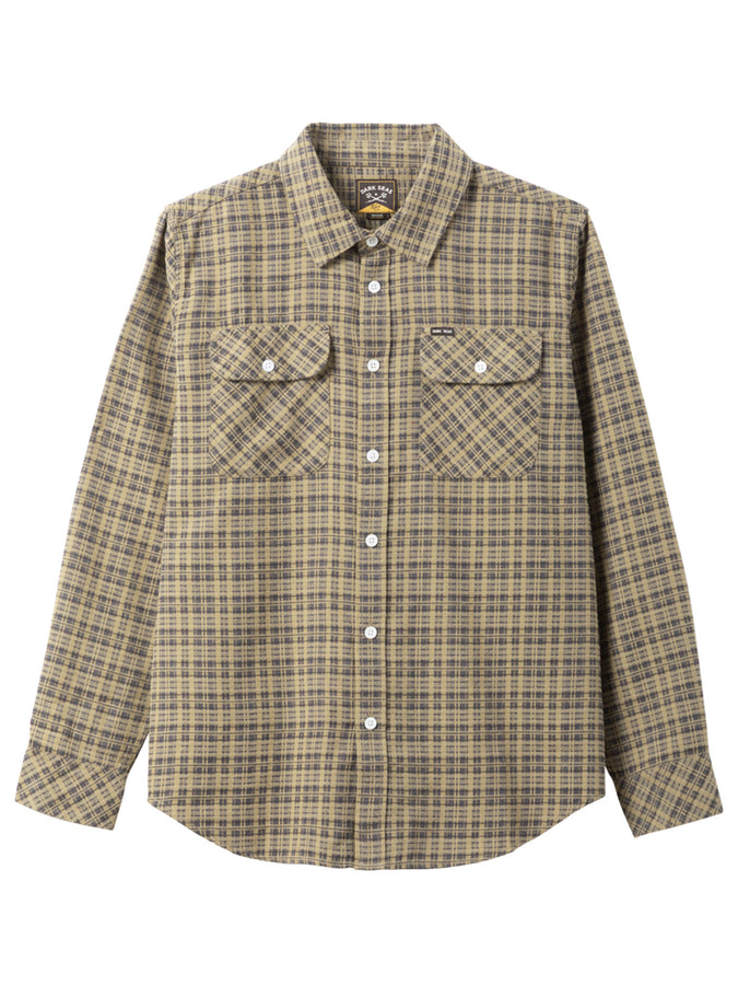 Dark Seas Drake Long Sleeve Buttondown Shirt Fall 2026 | ALOE/BLACK