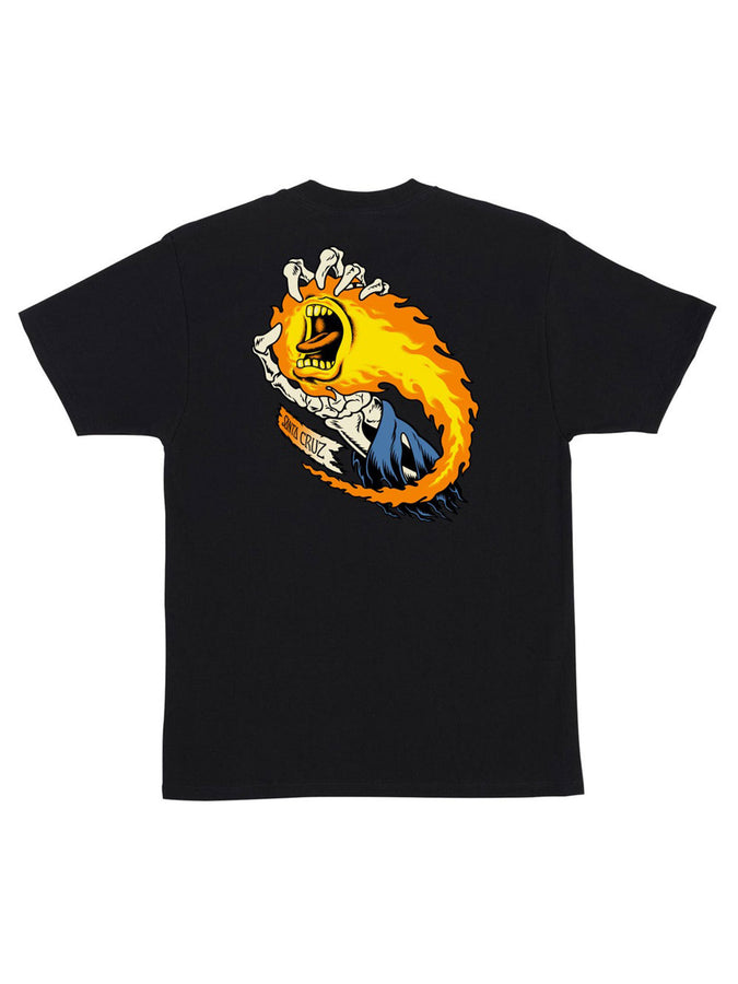 Santa Cruz Brien Screaming Reaper T-Shirt Summer 2026 | BLACK