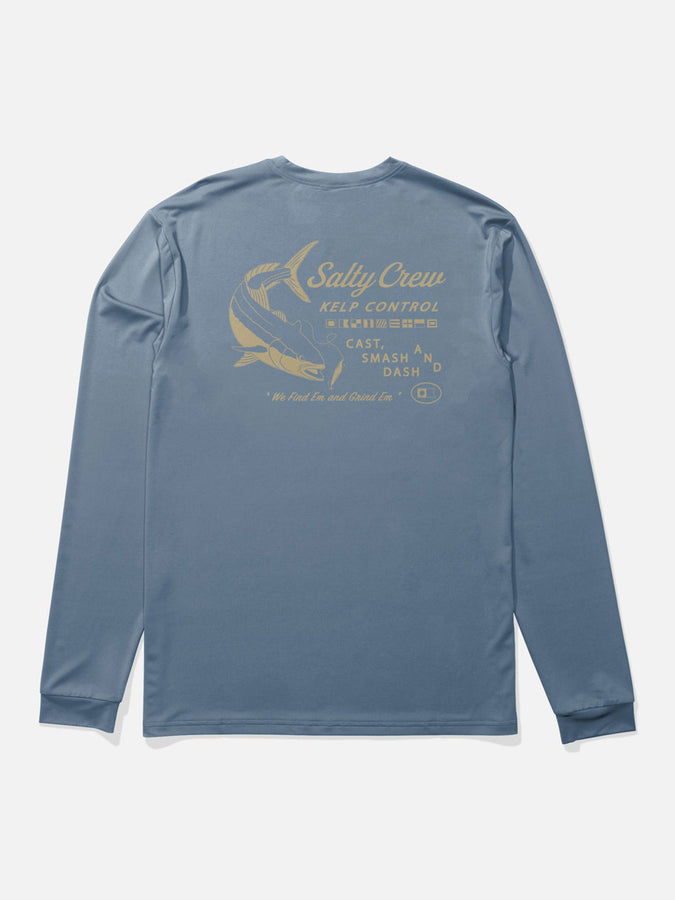 Salty Crew Long Sleeve Kelp Rashguard Summer 2026 | CAPTAINS BLUE