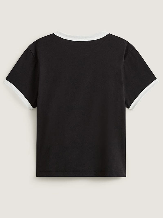 Vans Places I Wish To Go Ringer T-Shirt Fall 2026 | BLACK (BLK)