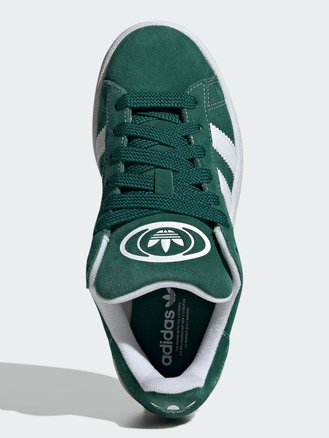 Adidas Campus 00s Dark Green/White/Off White Shoes Spring 2026 | DARK GREEN/WHITE/OFF WHITE