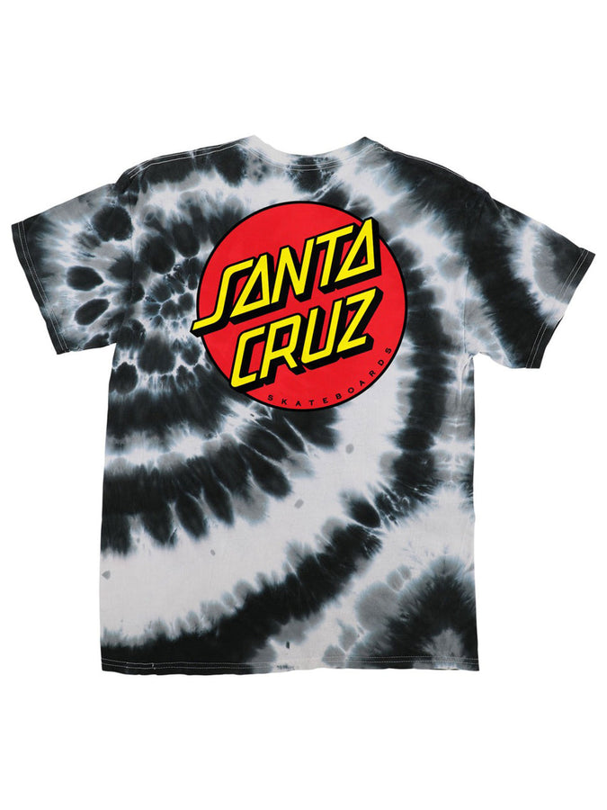 Santa Cruz Classic Dot T-Shirt Fall 2026 | SWIRL BLACK