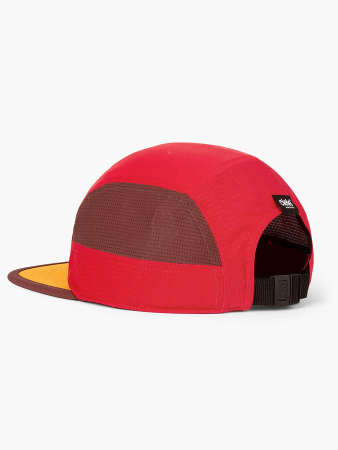 Ciele GOCap Field Iconic Bar Red/Andorra Strapback Hat | RED/ANDORRA
