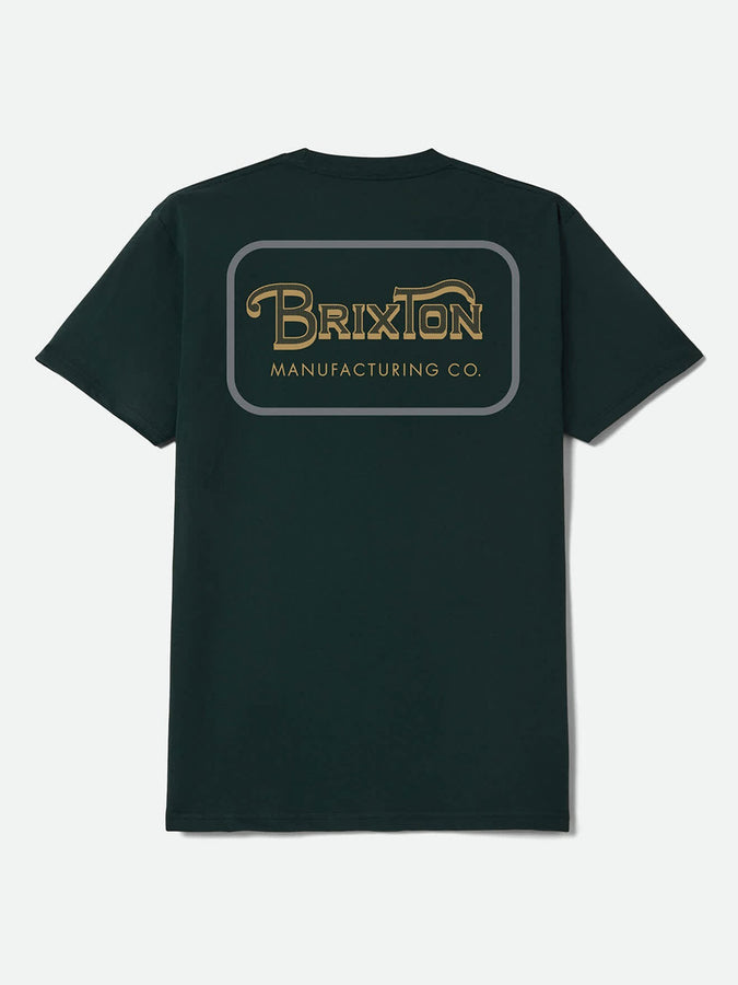 Brixton Grade T-Shirt Holiday 2026 | FRST GRN/WSHD CPR/DK GREY
