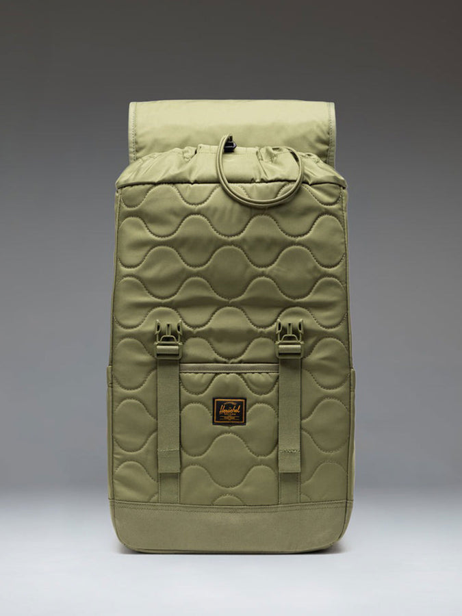 Herschel Retreat Quilted Capsule Backpack | LODEN GREEN TONAL (08214)