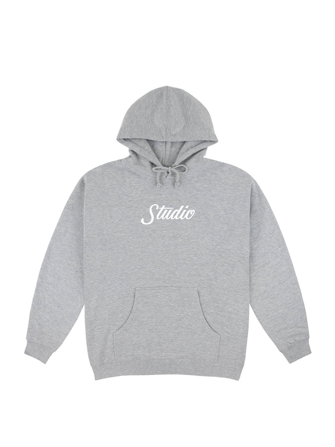 Studio Big Script Hoodie Fall 2025 | HEATHER GREY