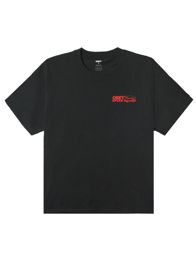 Obey Speed Squad Heavyweight T-Shirt Summer 2026 | VINTAGE BLACK (VBL)