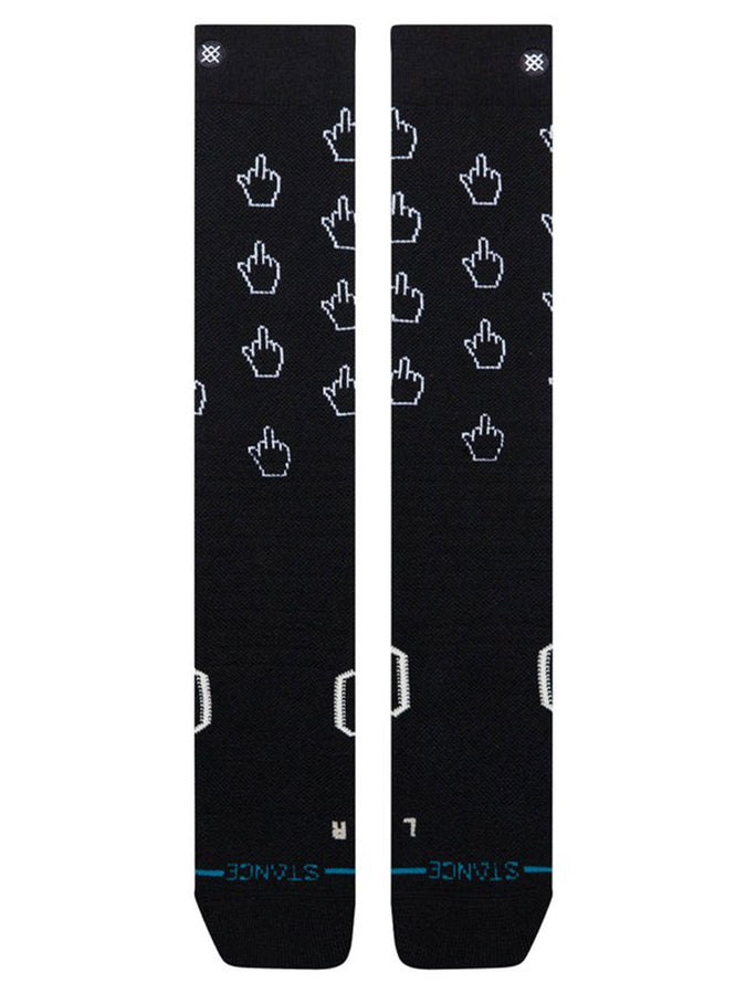 Stance Cursor Mid Snow Socks | BLACK (BLK)