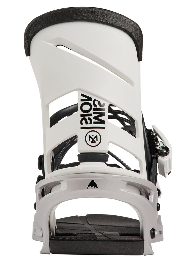 Burton Mission Reflex Snowboard Bindings 2027 | WHITE/SILVER (FCN)