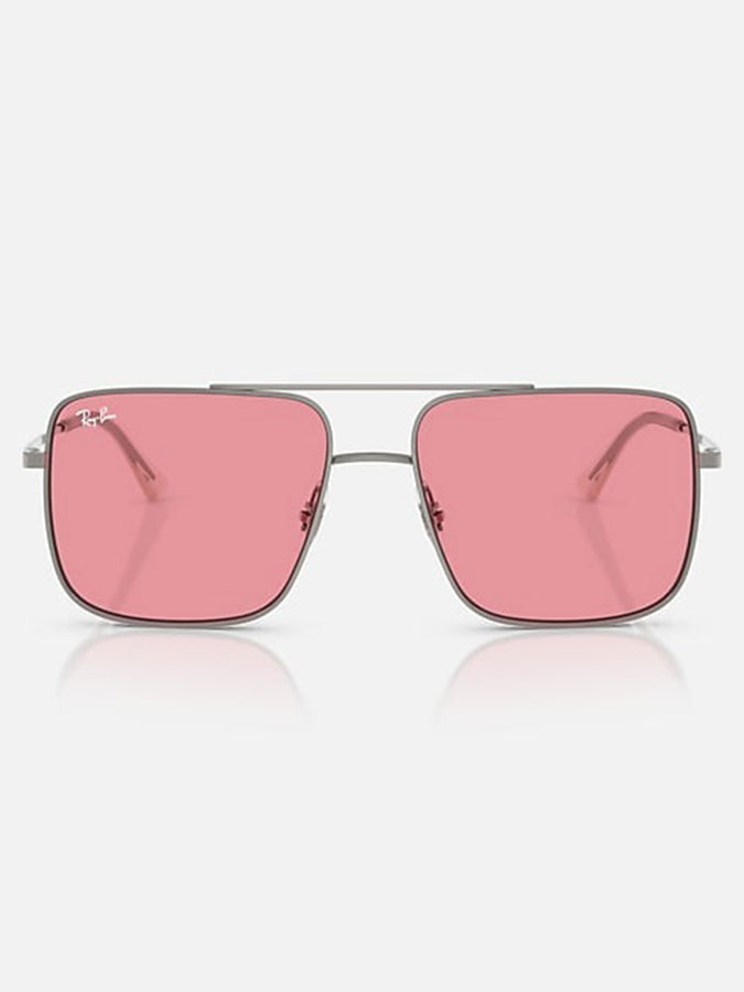 Ray-Ban Ari Gunmetal/Pink Sunglasses | GUNMETAL/PINK