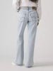 Levis Middy Loose Boot Abraided Art Jeans