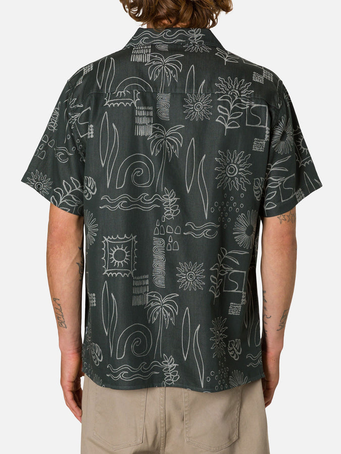 Katin Habitat Short Sleeve Buttondown Shirt Spring 2026 | BLACK WASH