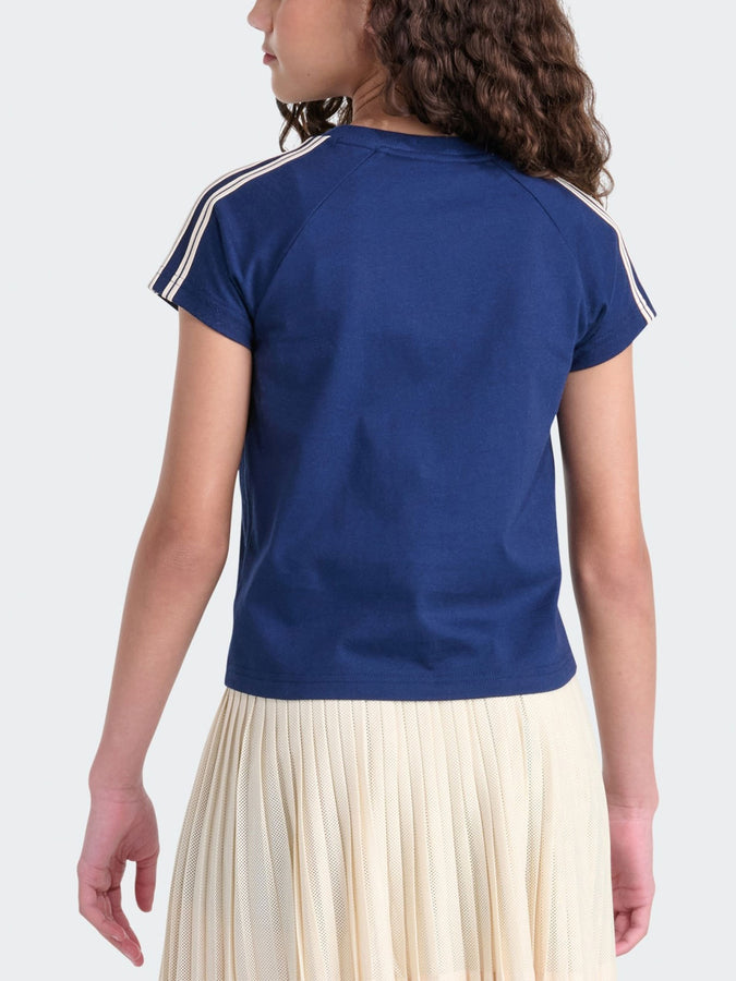 Adidas Sport 3 Stripes Indigo T-Shirt Fall 2026 | INDIGO