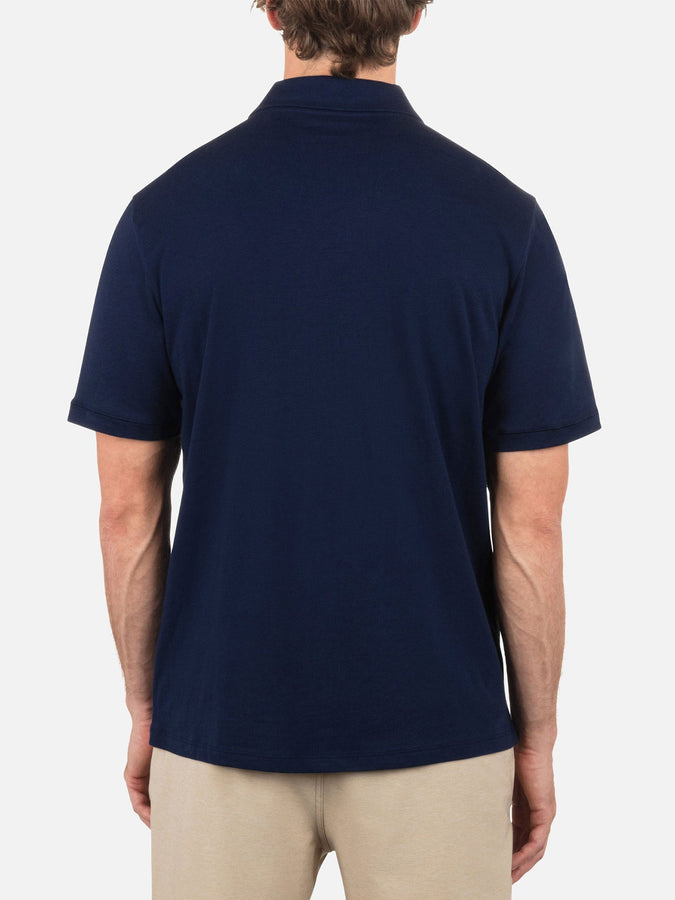 Hurley Icon Slub Short Sleeve Polo Spring 2026 | OBSIDIAN (451)