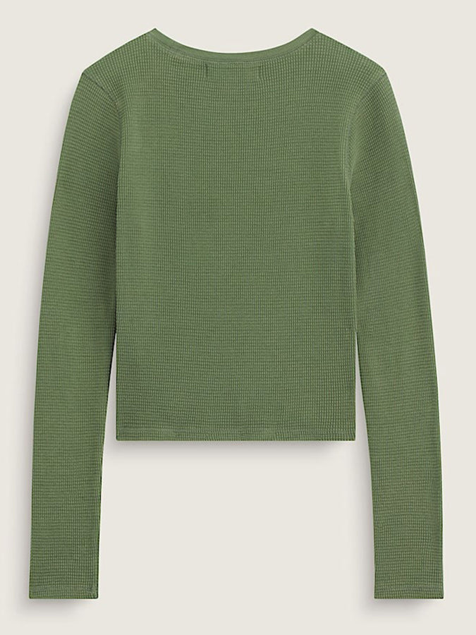 Vans Teri Waffle 2.0 Long Sleeve T-Shirt Fall 2026 | GREEN BALSAM (GRK)