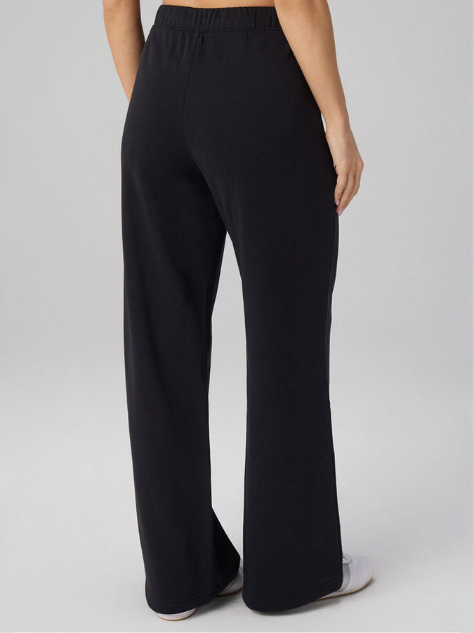 Fabletics Year Round Terry Wide Sweatpants Fall 2026 | BLACK