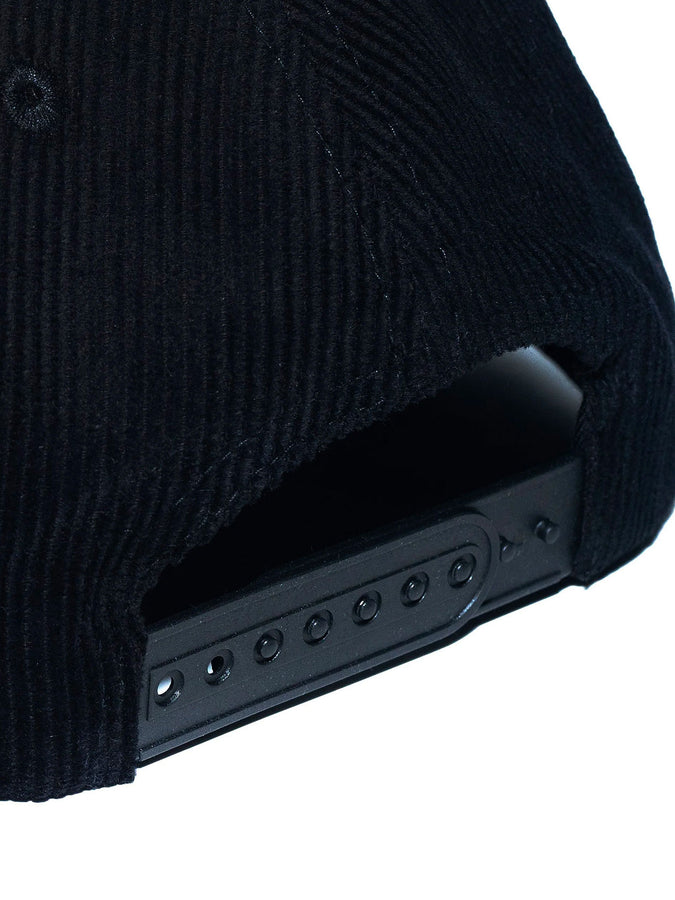 Loosey Smiley Studded Black Snapback Hat | BLACK