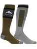 Burton Weekend Midweight 2 Pack Socks