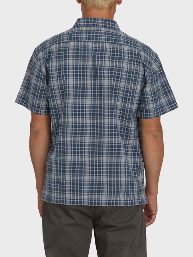 Billabong Bad Dog Short Sleeve Buttondown Shirt Summer 2026 | DARK DENIM (DKD)