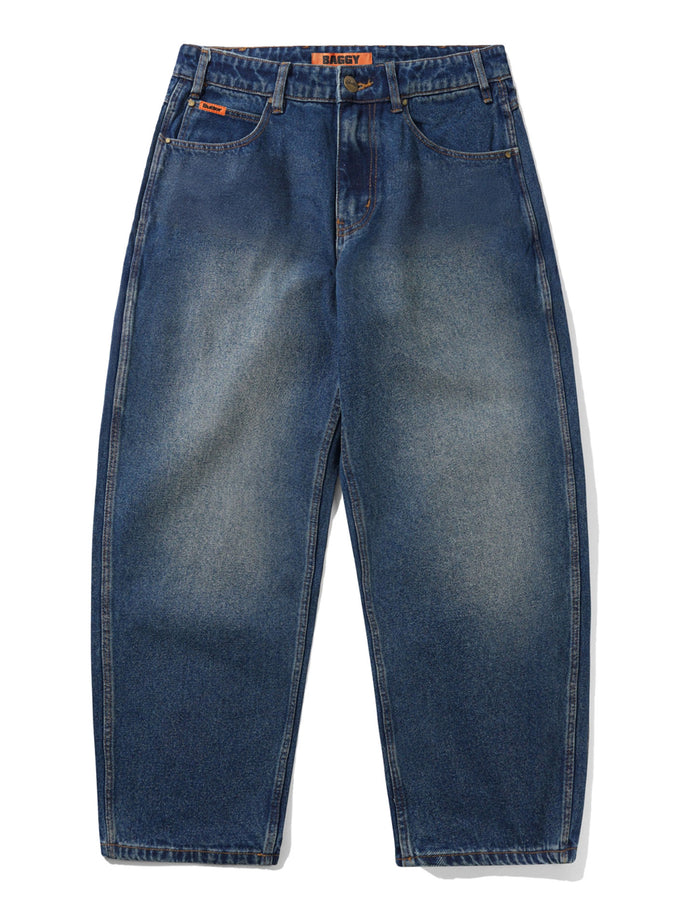 Butter Goods Baggy Distressed Indigo Jeans Fall 2026 | DISTRESSED INDIGO