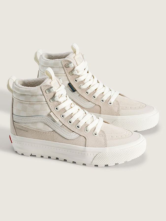 Vans Sk8-Hi Waterproof Insulated Checkerboard Turtledove Shoes Winter 2027 | CHECKERBOARD TURTLEDOVE (DJR)