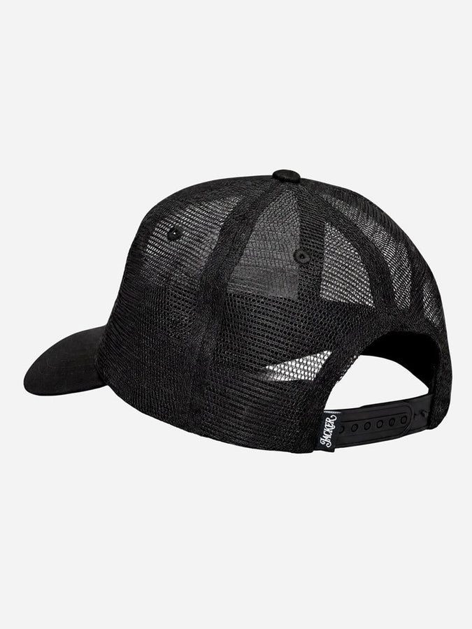 Jacker Last Night 5 Panel Black Snapback Hat | BLACK