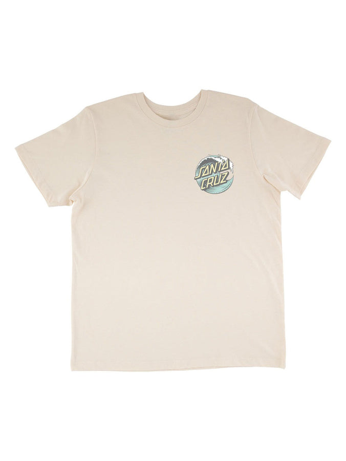 Santa Cruz Wave Dot T-Shirt Summer 2026 | VINTAGE WHITE