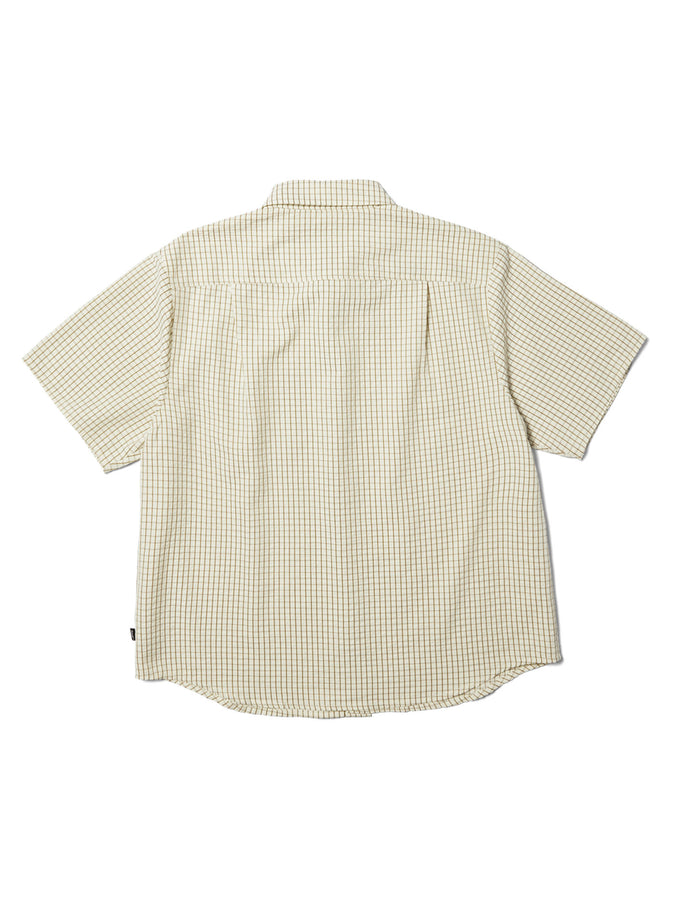 Huf Stuck On You Plaid Short Sleeve Shirt Fall 2026 | NATURAL