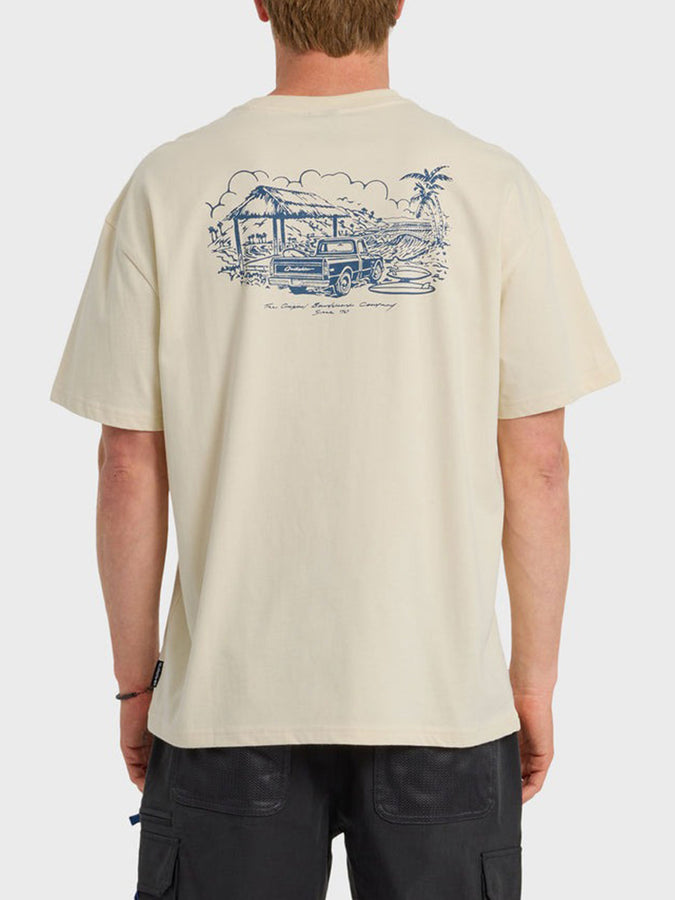 Quiksilver Get Out Of There T-Shirt Spring 2026 | BONE WHITE (BNE)
